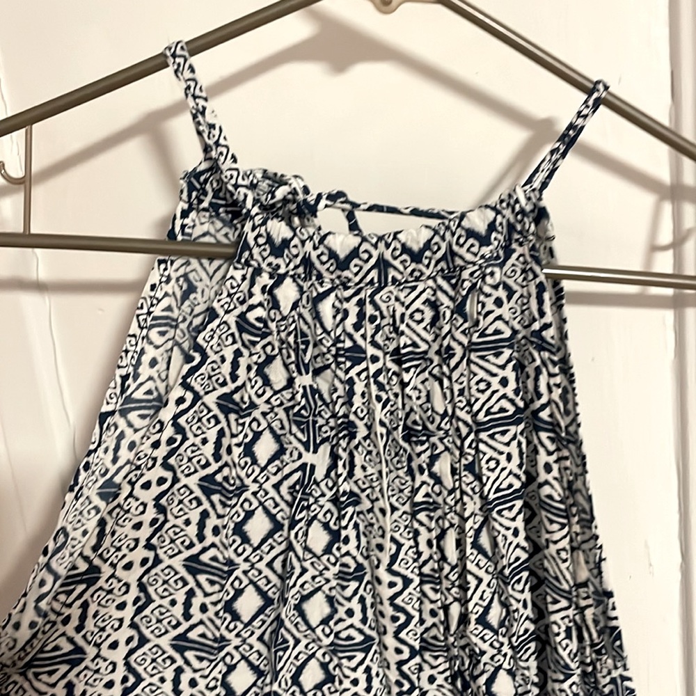 Tribal patterned maxi dress